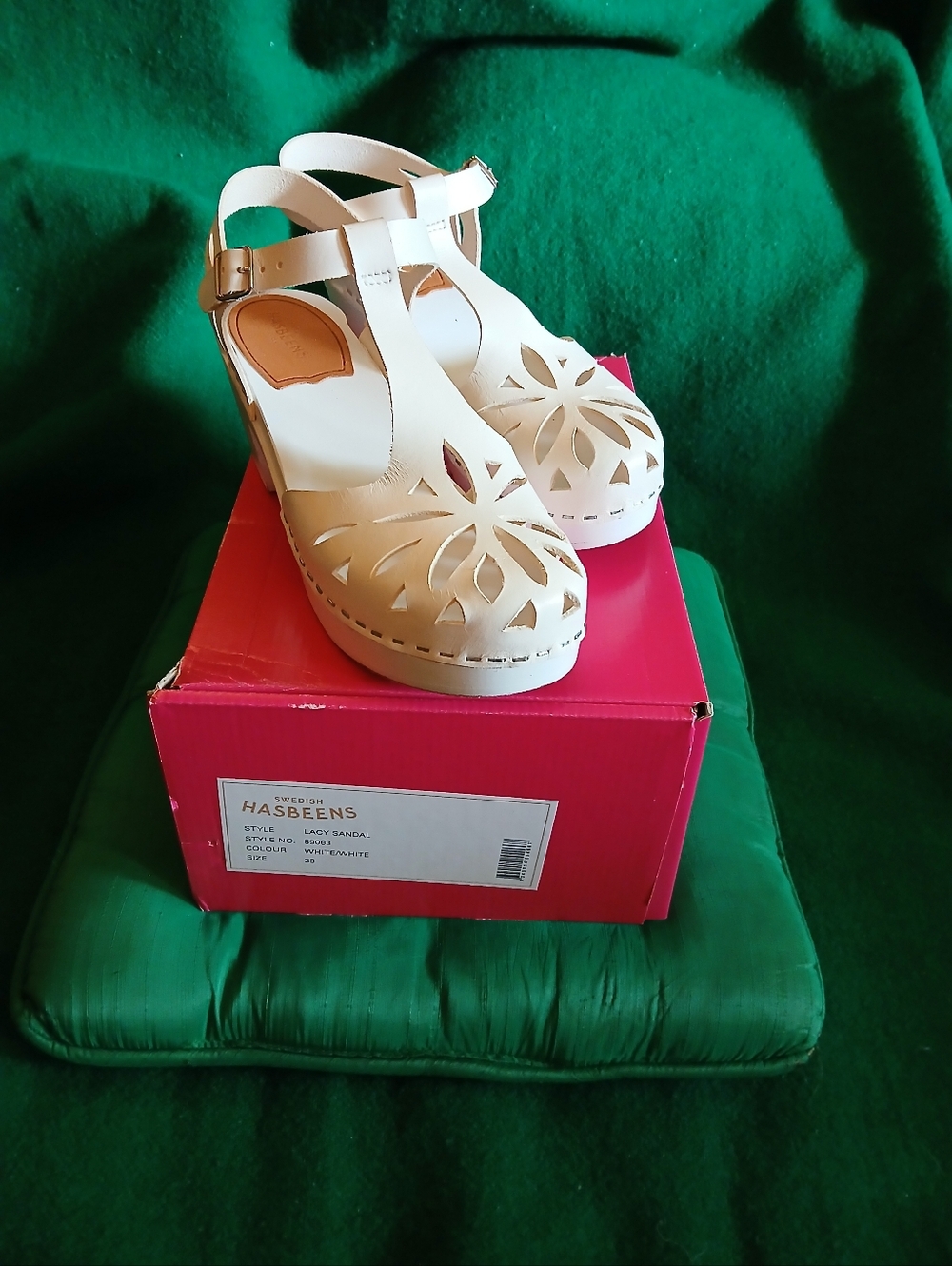 Swedish Hasbeens Lacy Sandal